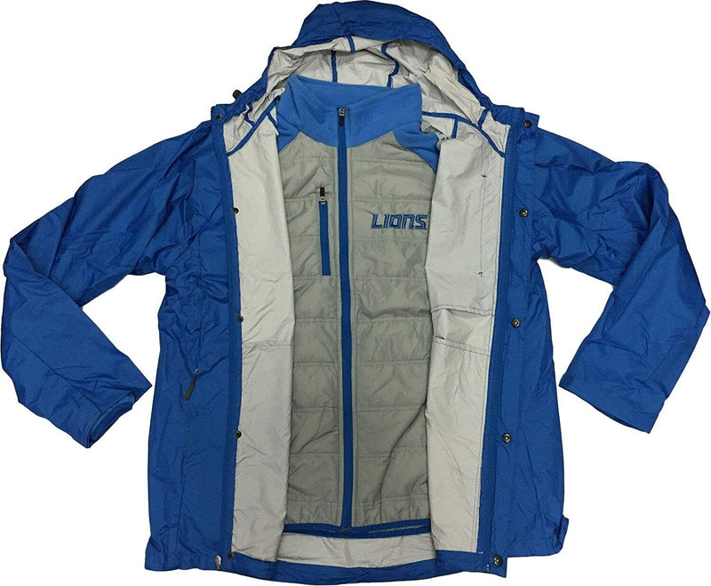 NFL Detroit Lions Men's Reinforcer  3-in-1 Systems Jacket CHOOSE SIZE