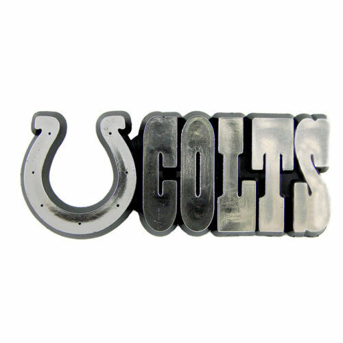 NFL Indianapolis Colts Plastic Chrome Auto Emblem Decal FREE SHIPPING
