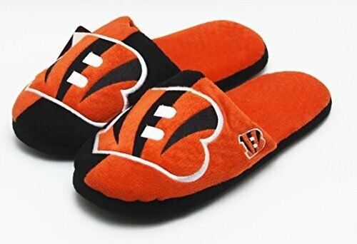 NFL Cincinnati Bengals Men's Slip On Slippers Size MEDIUM 9-10