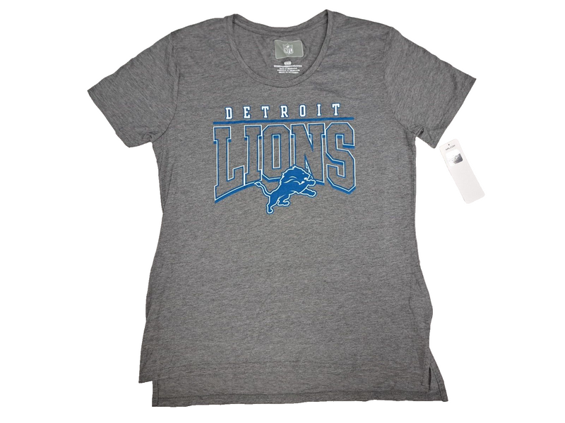 NFL Detroit Lions Women's Scoop Neck T-Shirt Medium