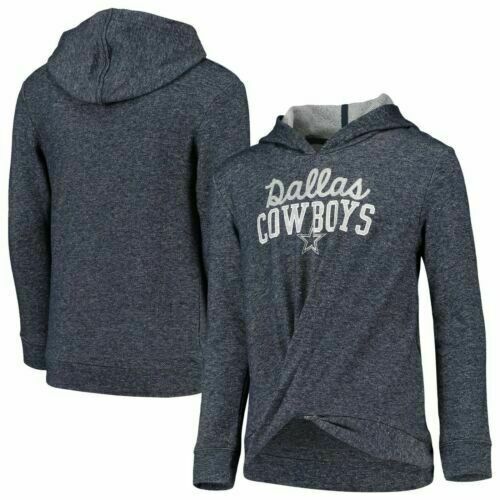 NFL Dallas Cowboys Youth Girls Fleece Hoodie Jersey Shirt T-Shirt SMALL