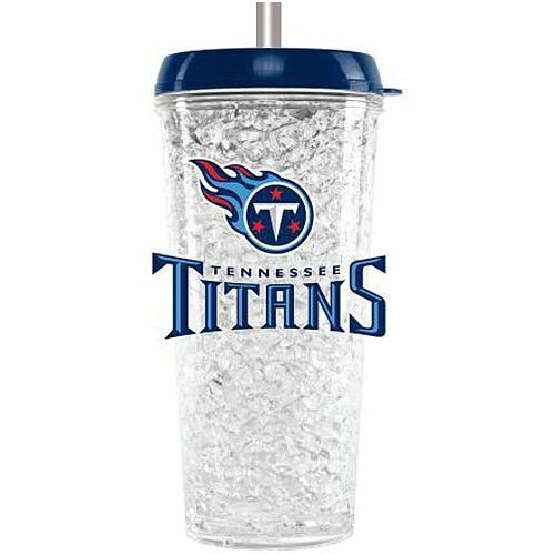 NFL Tennessee Titans 16oz Crystal Freezer Tumbler w/Straw