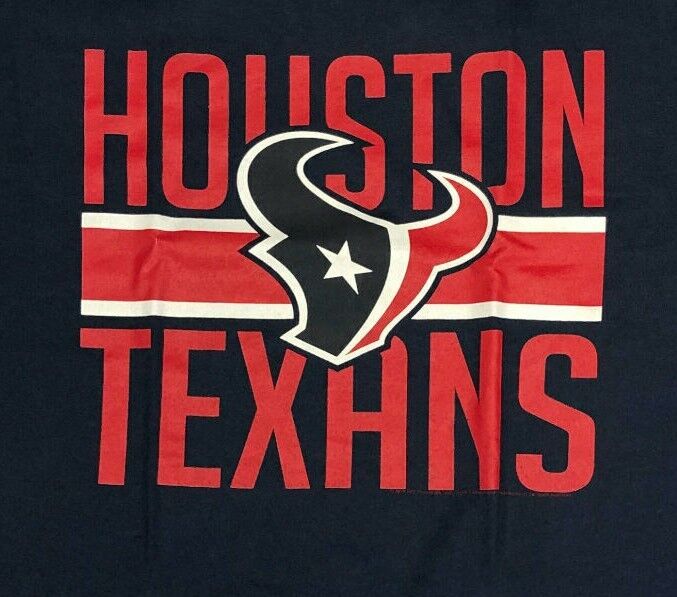 NFL Houston Texans Half Time Men's T-Shirt MEDIUM Navy