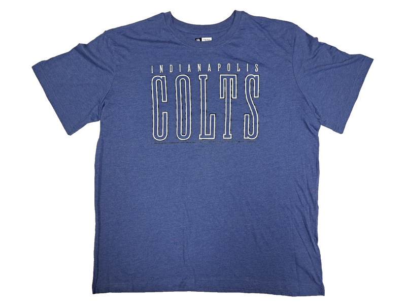 NFL Indianapolis Colts Short Sleeve Men's Logo T-Shirt Blue 2XL