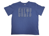 NFL Indianapolis Colts Short Sleeve Men's Logo T-Shirt Blue 2XL