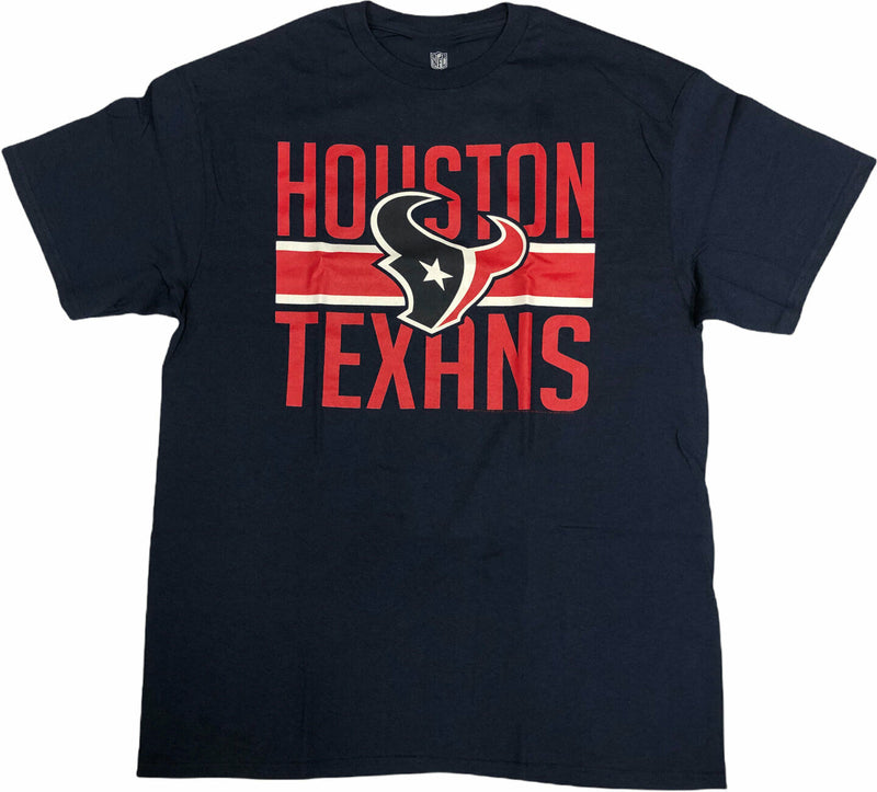 NFL Houston Texans Half Time Men's T-Shirt MEDIUM Navy