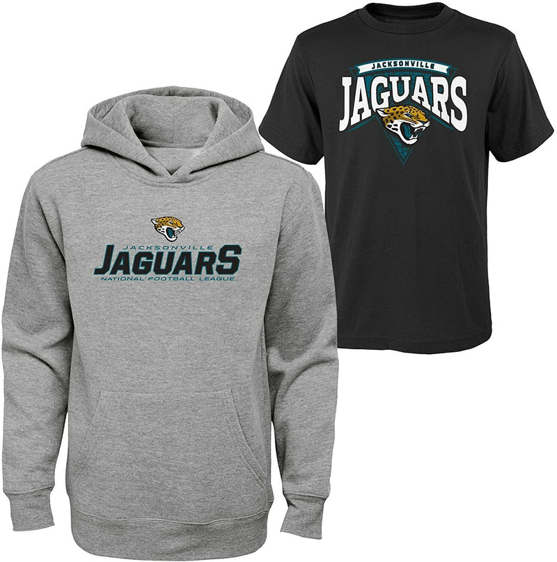 NFL Jacksonville Jaguars Tee & Hoodie Set YOUTH LARGE (14-16)