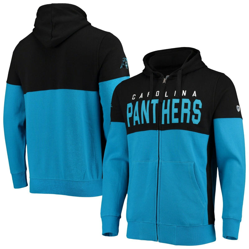 NFL Carolina Panthers Prime Time Full Zip Hoodie Jacket CHOOSE SIZE
