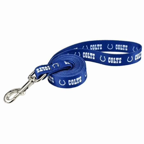 NFL Indianapolis Colts NFL Licensed Dog Leash Lead- Medium 6’ X 3/4”