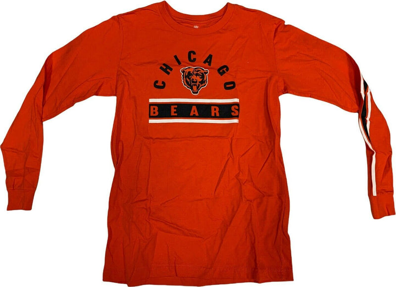 NFL Chicago Bears Boys Long Sleeve T-Shirt XL 16/18 Orange