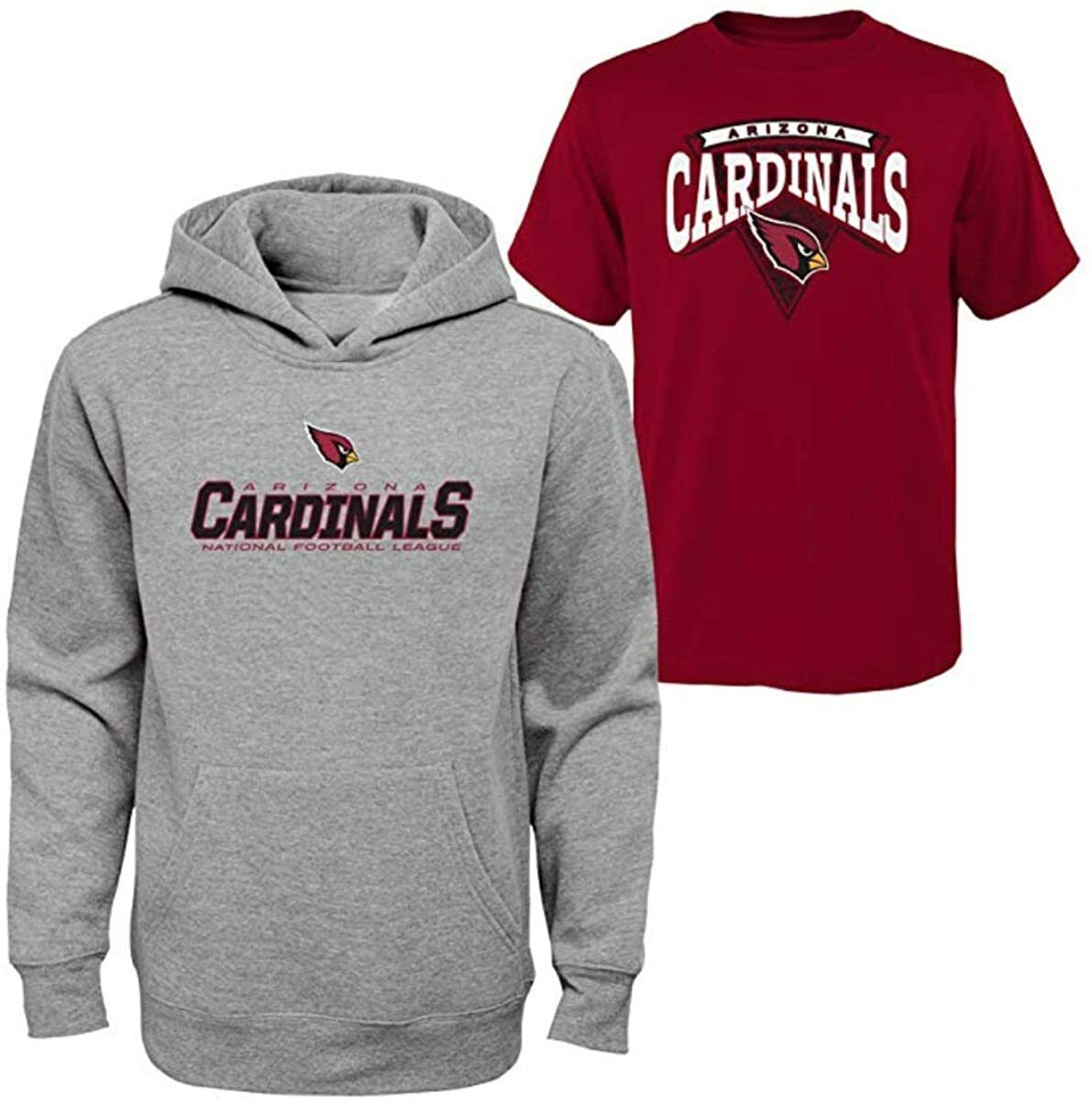 NFL Arizona Cardinals Tee & Hoodie Set YOUTH MEDIUM (10-12)
