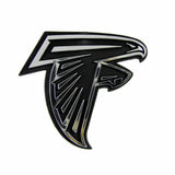 NFL Atlanta Falcons Plastic Chrome Auto Emblem Decal FREE SHIPPING