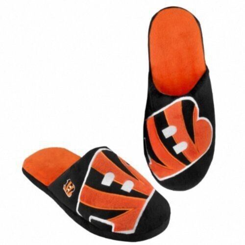 NFL Cincinnati Bengals Men's Slip On Slippers Size X-Large 13-14