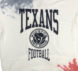 NFL Houston Texans Football Classic Men's White Red Blue Long Sleeve T-Shirt XL