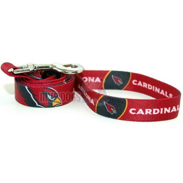 NFL Arizona Cardinals Officially Licensed Dog Leash Lead- Medium 6’ X 3/4”