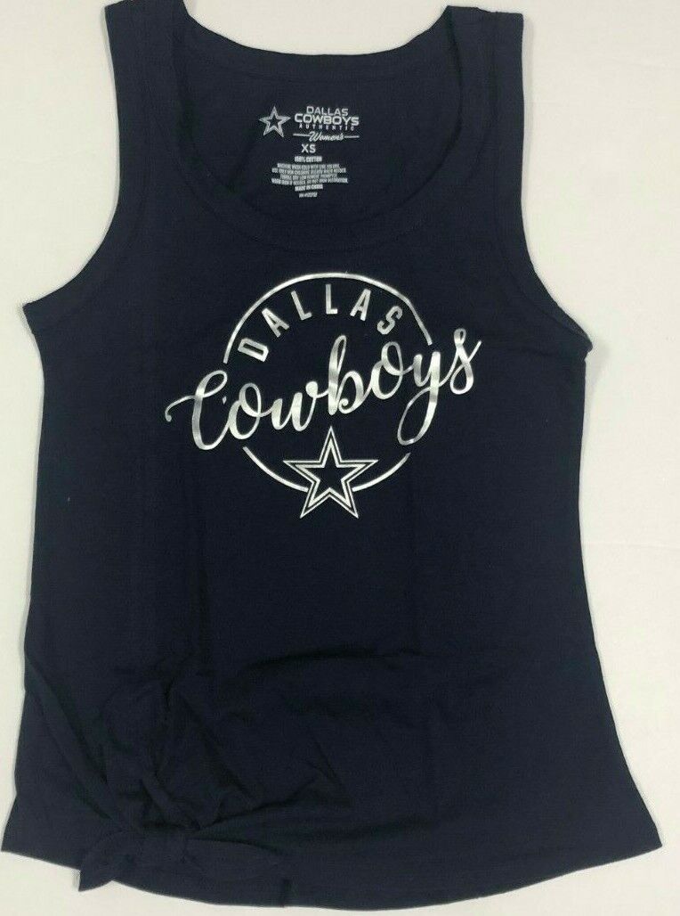 NFL Dallas Cowboys Women's Tank Top w/Bottom Fashion Tie CHOOSE SIZE
