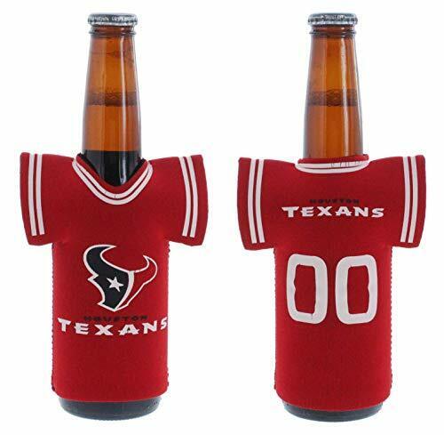 NFL Houston Texans Neoprene Bottle Jersey Cooler Set of 2