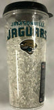 NFL Jacksonville Jaguars 16oz Crystal Freezer Tumbler w/Straw