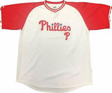 Philadelphia Phillies Men's V-Neck Dri Fit Pullover Jersey 2X