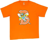 Binghamton Mets MiLB Minor League Boy's Logo T-Shirt Orange Choose Size