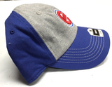 Chicago Cubs 2 Tone Logo Adjustable Self Strap Men's Hat Cap