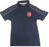 Chicago Cubs Men's Patriotic Embroidered Logo Polo Shirt Blue