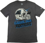 NFL Carolina Panthers Mens Helmet Crew Neck T-Shirt CHOOSE SIZE