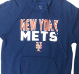 New York Mets MLB Women's Long Sleeve Hooded Jacket XS 0/2
