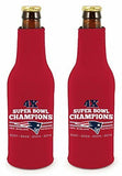 New England Patriots 4X Super Bowl Champions NFL  Bottle Suit Set of 2