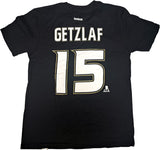Reebok Anaheim Ducks Ryan Getzlaf #15 2-Sided Boy's NHL T-Shirt Medium 10/12
