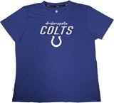 NFL Indianapolis Colts Womens Crewneck Dry Fabric T-Shirt Blue Choose Size