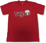 Lansing Lugnuts Milb Minor League Men's 2-Button Crew Neck Jersey Shirt 2X
