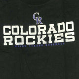 Majestic Colorado Rockies Men's Short Sleeve T-Shirt Black Large