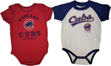 Chicago Cubs MLB Boy's 2 Piece Bodysuit Creeper Set 18 Months Cubs Logo