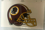 Washington Redskins RETIRED LOGO NFL Reusable Static Cling 12" x 18" JUMBO Decal