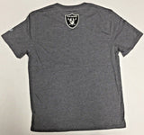 Las Vegas Raiders Men’s G-III Hands High Helmet Graphic  T-Shirt Gray Large