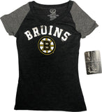 Boston Bruins Girls T-Shirt XS Gray 4/5
