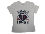 Minnesota Twins MLB Youth Girls Sparkly T-Shirt Medium 7/8