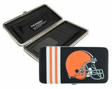 Cleveland Browns Team Logo Hard Shell Mesh Women's Wallet