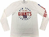 Majestic New York Giants Men's Long Sleeve T-Shirt M,L & 4X