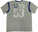 Indianapolis Colts Men’s Ringer T-Shirt 3X Gray100% Heavy Weight Cotton