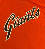 Majestic San Francisco Giants Boy's Dry Active Two Button Dry Fabric Polo Large