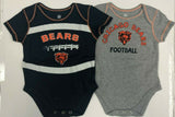Chicago Bears NFL Boy's Infant Bodysuit Creeper 2 Piece Set  CHOOSE SIZE