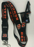 Cincinnati Bengals NFL Team Color Breakaway Lanyard Key Chain