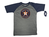 Houston Astros Boys Size Large 12/14 Logo Shirt 100% Polyester