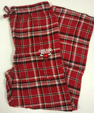 Chicago Bulls NBA Red Plaid MEN'S Lounge Pants SMALL