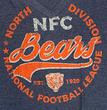 Chicago Bears Women’s V-Neck T-Shirt Small 4/6