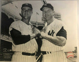 Mickey Mantle and Roger Maris BLack & White NY Yankees  8x10 Photo Picture