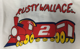 Rusty Wallace #2 NASCAR Train Design Infant Baby Creeper Romper 18 Months