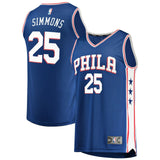 Philadelphia 76ers Ben Simmons Men's Fanatics Royal Fast Break Replica Jersey XL